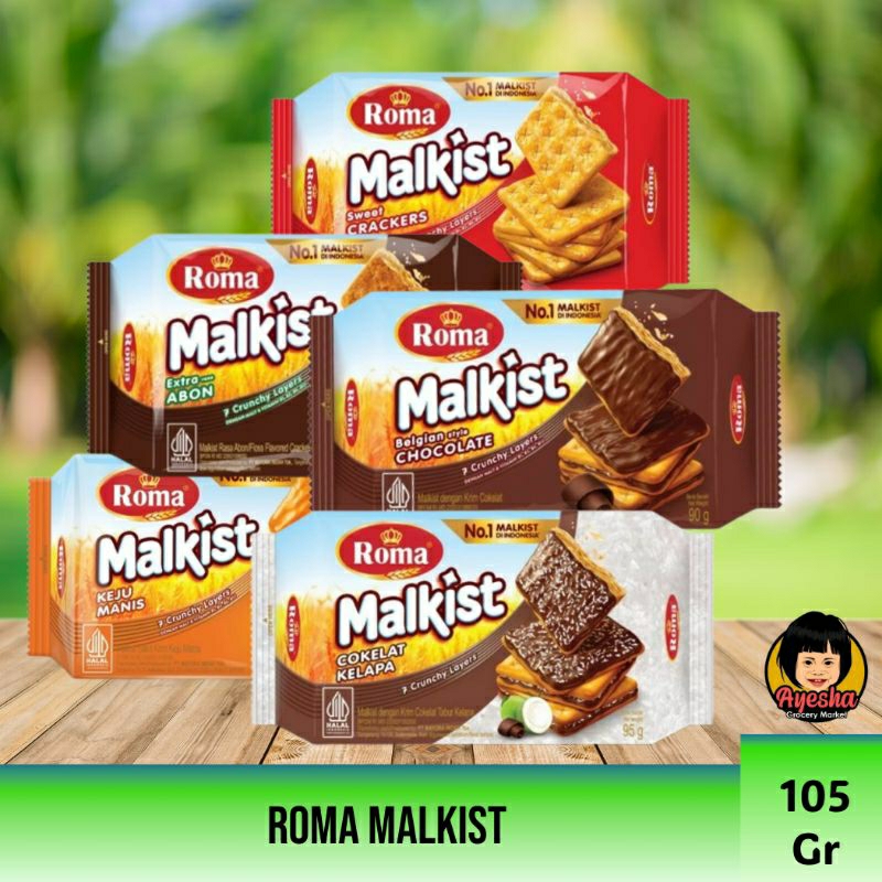 

Roma Malkist Aneka Rasa 90-105 Gram