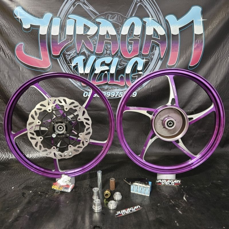 velg palang racing vnd mutakin untuk rx king vixion old scorpio fiz
