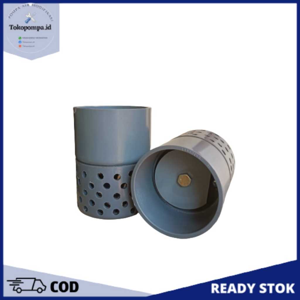 Tusen Klep PVC 2 Inch AW Tebal Tusen Klep Oboham 2 dim