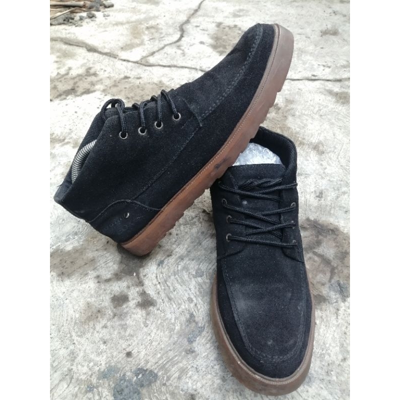 sepatu Geox respira mid sz 42 43 suede