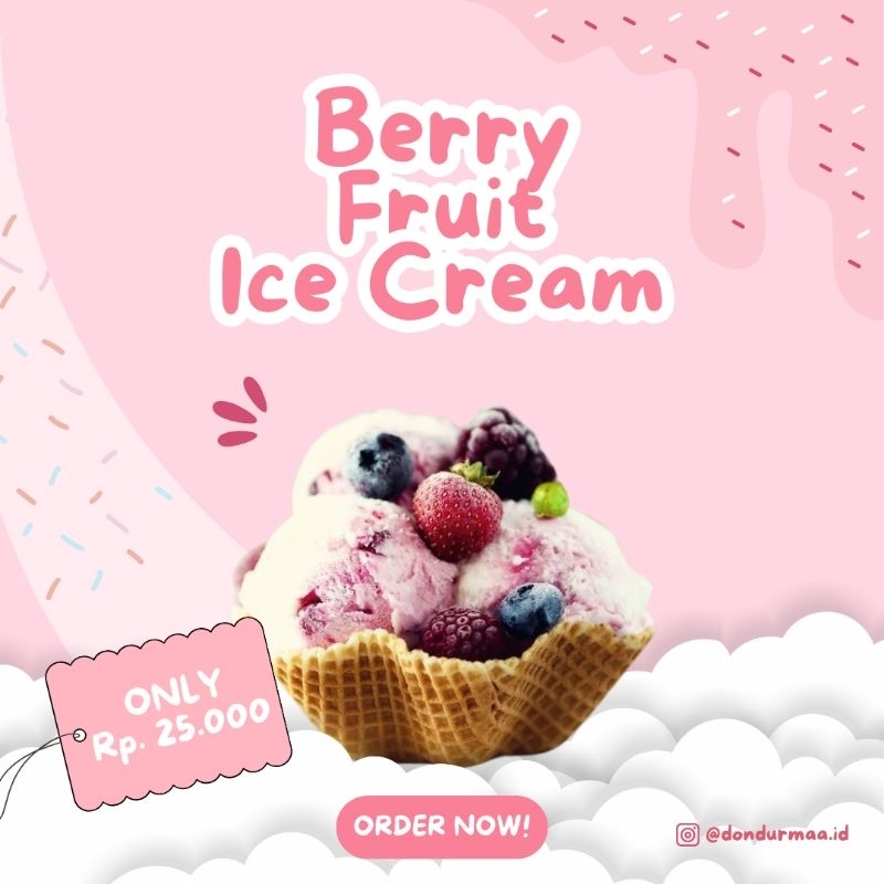 

Berry Fruit Ice Cream
