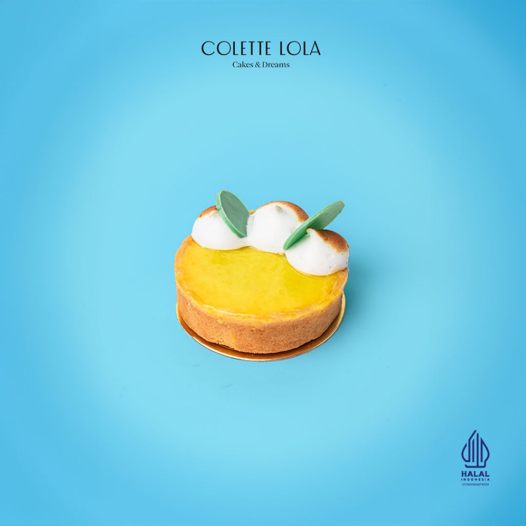 

Kue / Cake Colette Lola Lemon-Basil Meringue Tart - Individual Cake