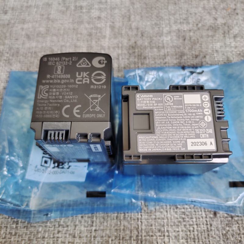 Beterai Canon PB-820 Original Battery PB820 Murah