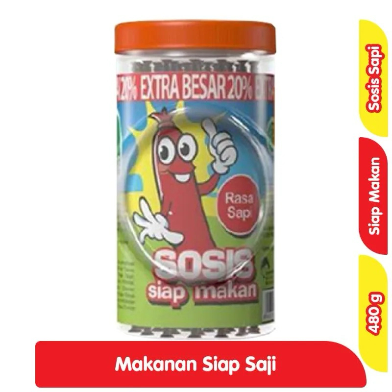 

SOSIS SO NICE SIAP MAKAN RASA SAPI 480gr