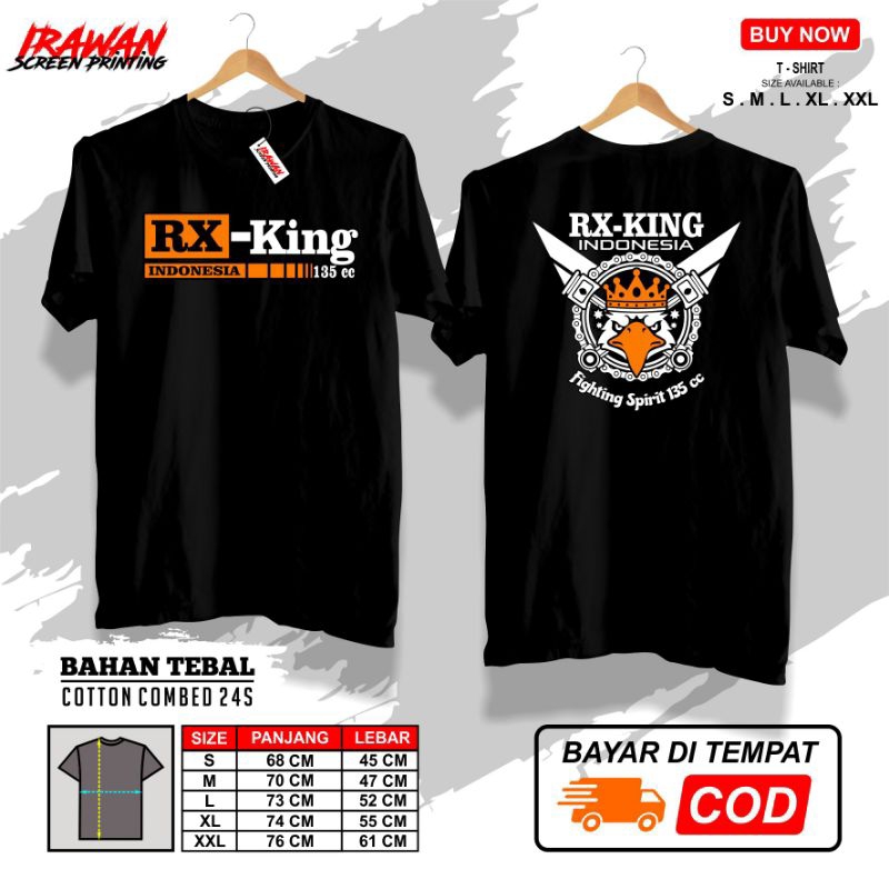 KAOS PRIA WANITA / T-SHIRT / DISTRO / KATUN / DEWASA / COMBED / SABLON / BAJU / COTTON COMBED / MOTI
