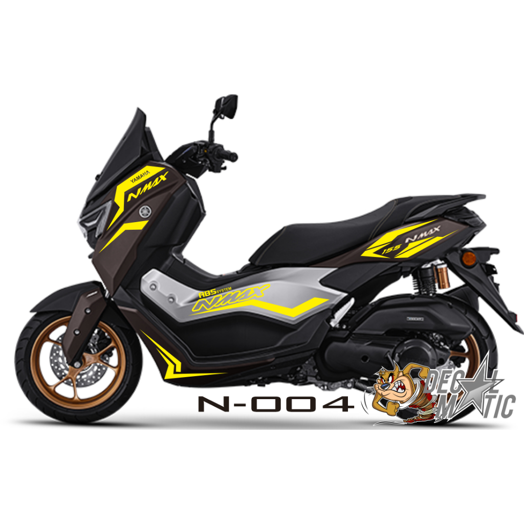 Striping Nmax Neo Turbo Cutting Stiker NMAX Turbo set Kanan Kiri Bahan Oracal Original - N004
