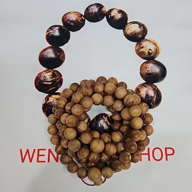 Tasbih Kayu Cendana Kupang +/- 10 MM 108 Butir