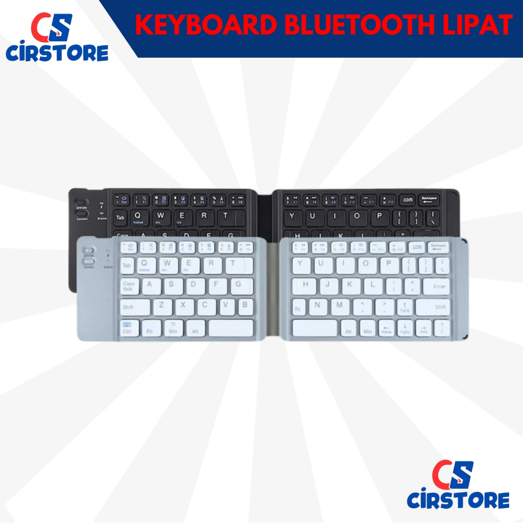 Portable Lipat Folding Magnetic Keyboard Mini Lipat /Wireless Keyboard