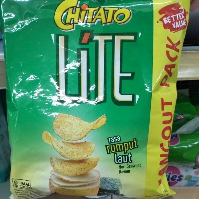 

CHITATO LITE RASA RUMPUT LAUT 120GR