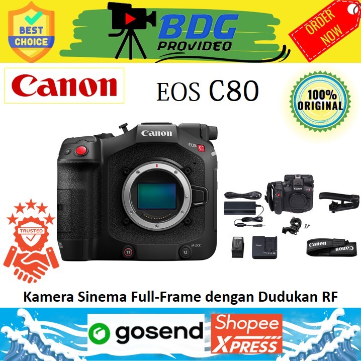 Canon EOS C80 6K Full-Frame Cinema Camera (Canon RF)