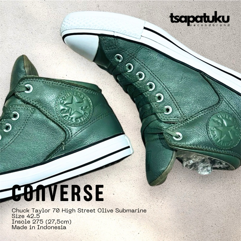 Converse Chuck Taylor 70 Hi Olvie Submarine Leather