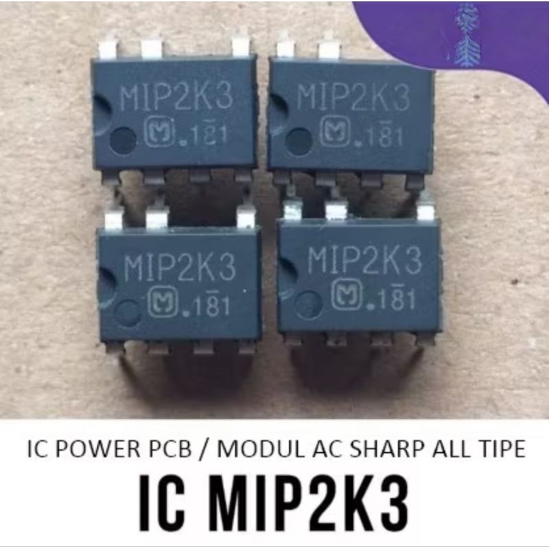 0PCB IC AC SHARP IC MIP2K3 ORIGINAL IC POWER MODUL AC SHARP MIP 2K3 DIP 7 ORIGINAL