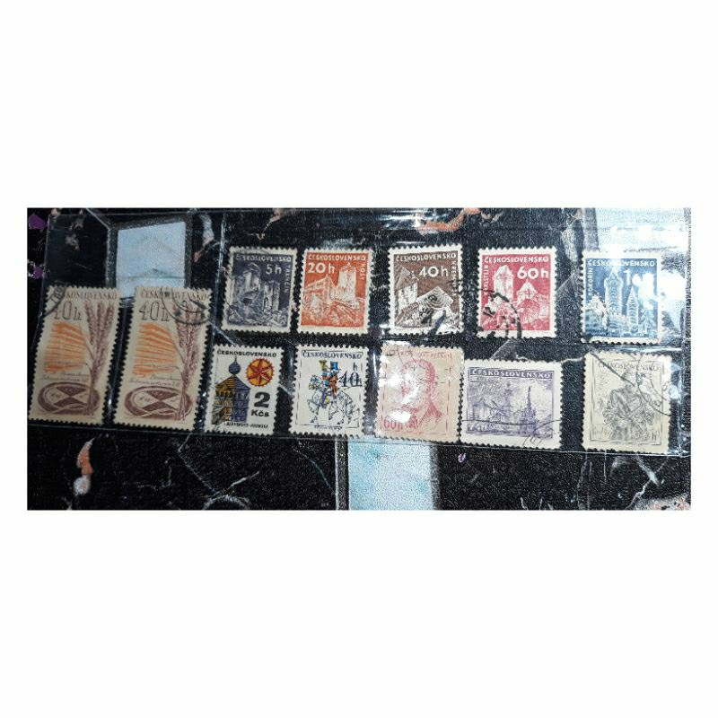 

perangko cekoslavia 60rb/set. @5rb/ item