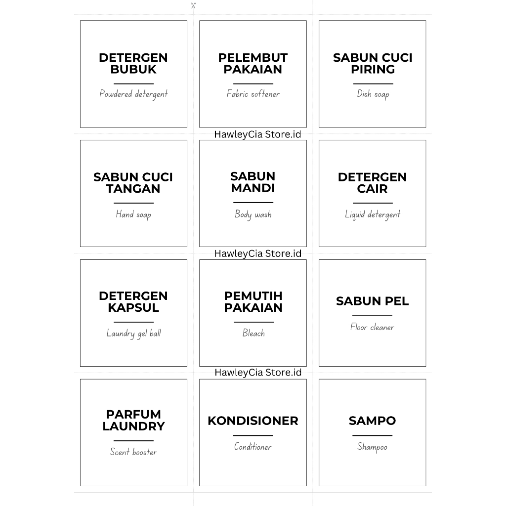 

Stiker Tempat Bumbu Custom Tulisan Sendiri #04