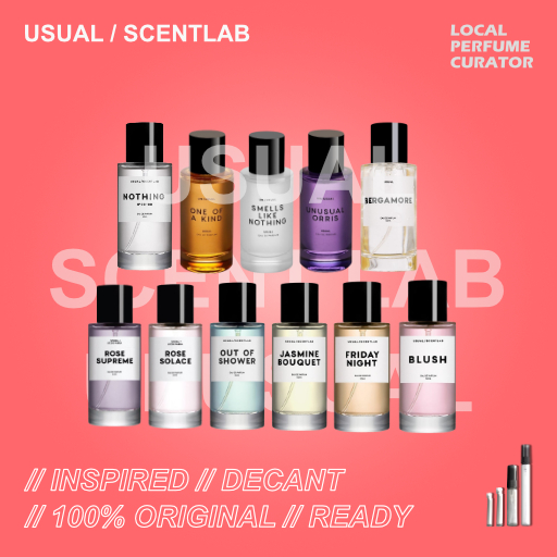 [DECANT] USUAL Nothing Bergamore Out of Shower Blush Friday Night Jasmine Bouquet