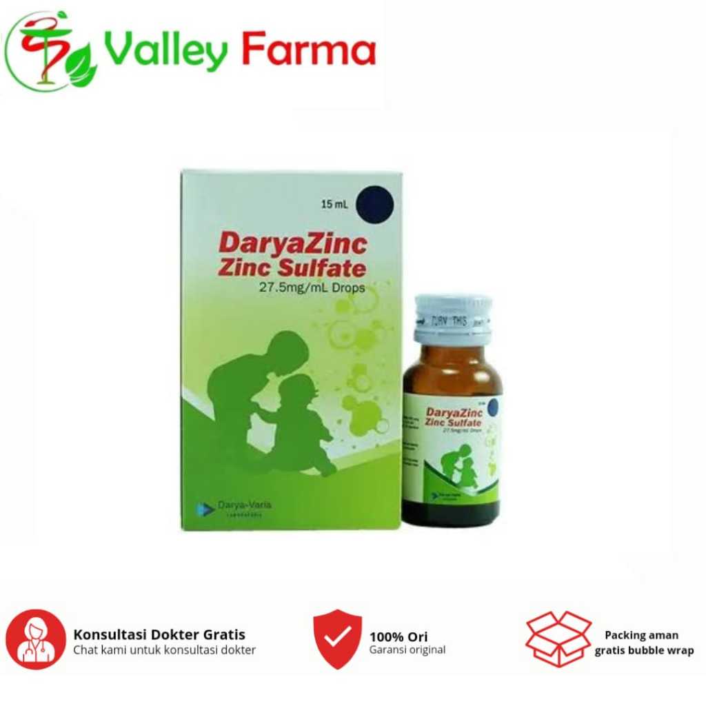 Daryazinc Drop 15ml | Suplemen Zinc untuk Bayi