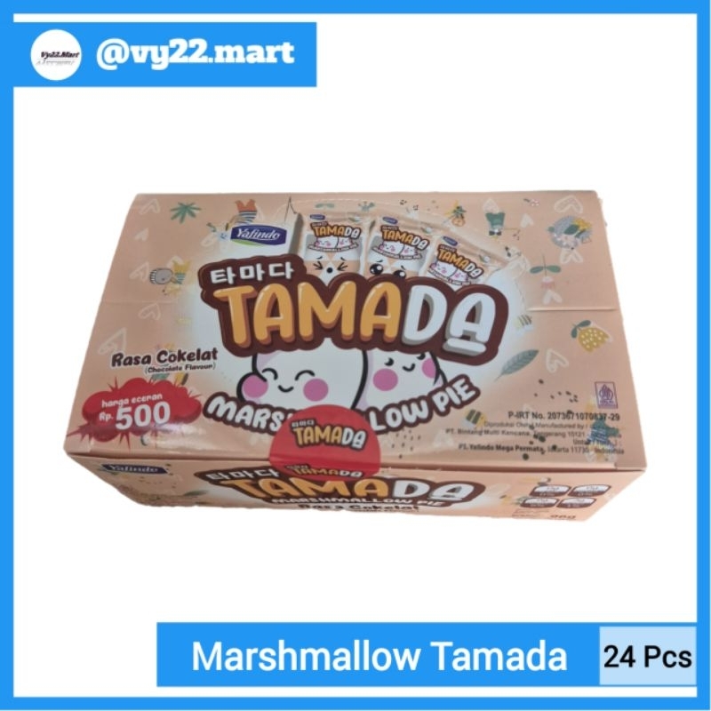 

Marshmallow Pie Tamada 1 Box isi 24 Pcs