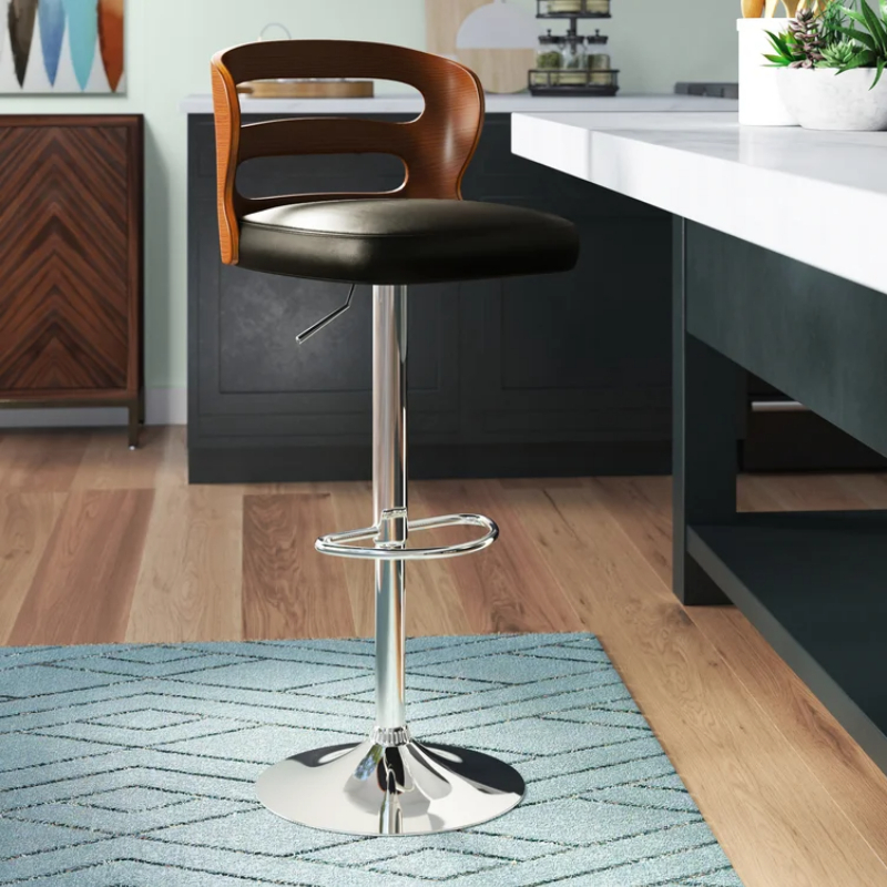 Kursi Bar Bulat Bangku Bar Hidrolik Kursi Bar Cafe Kursi Bar Kayu Kursi Bar Kuat dan Kokoh