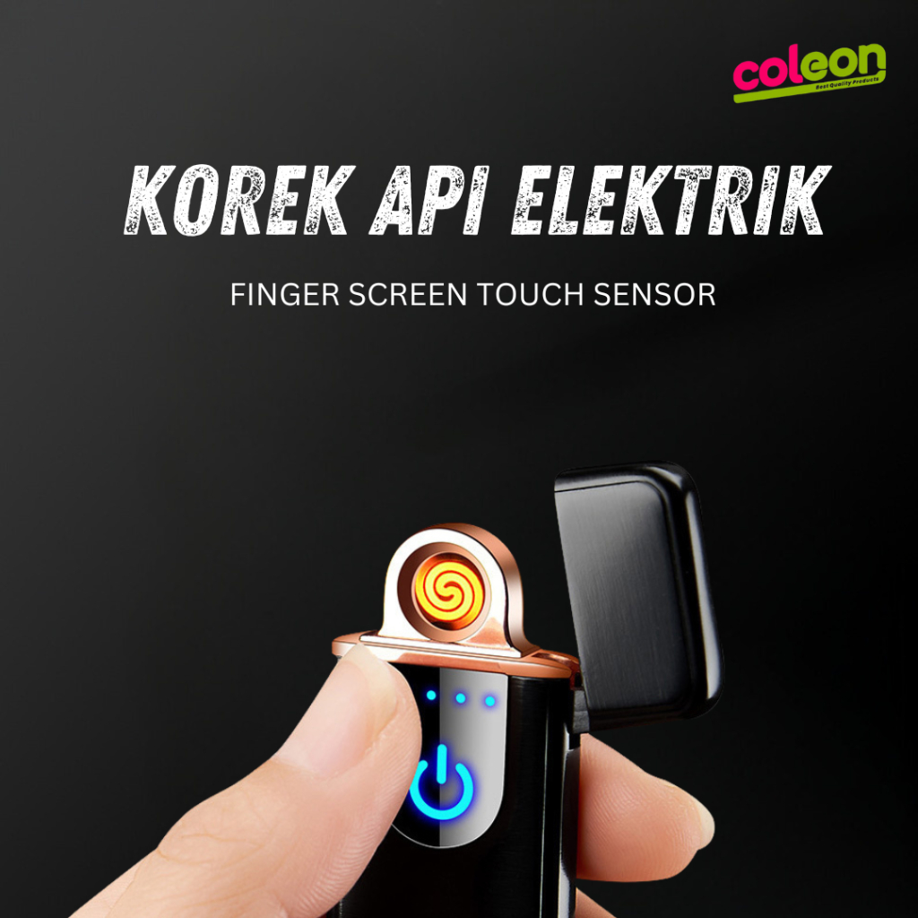 Coleon Korek Api Elektrik USB Api Membara original Premium
