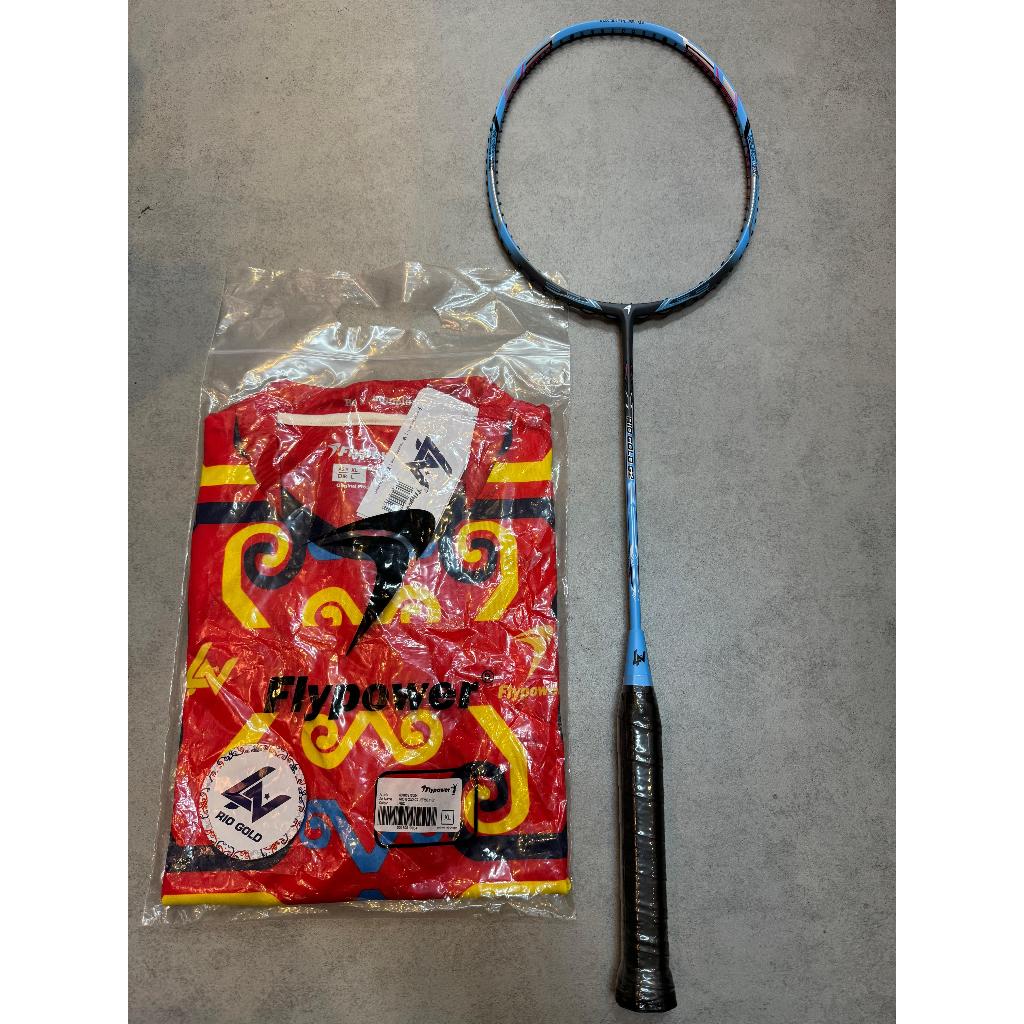 Raket Badminton Flypower Rio Gold G2 Free Kaos Original
