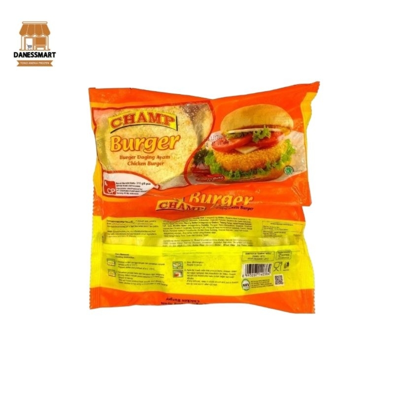 

Champ Daging Burger Ayam isi 6pcs