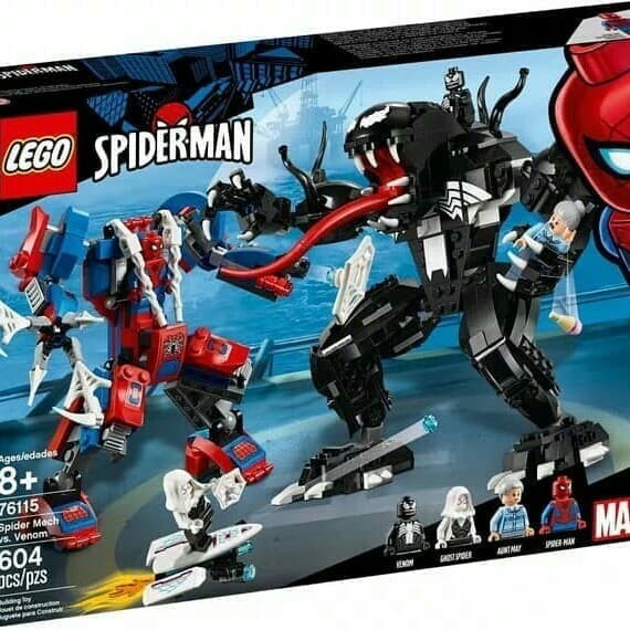 LEGO superman heroes 76115 spider mech vs venom