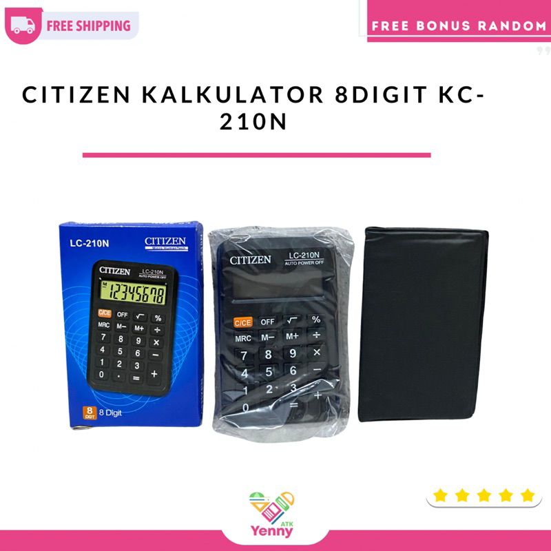 

Kalkulator Citizen 8 Digit LC-210N