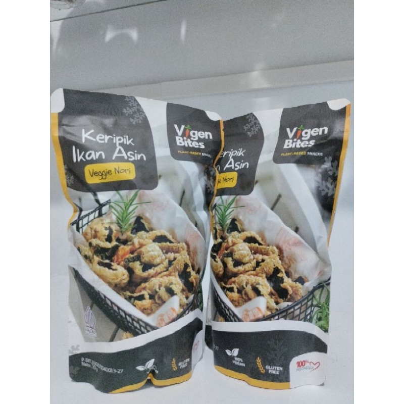 

VIGEN BITES KERIPIK IKAN ASIN VEGGIE NORI 30G