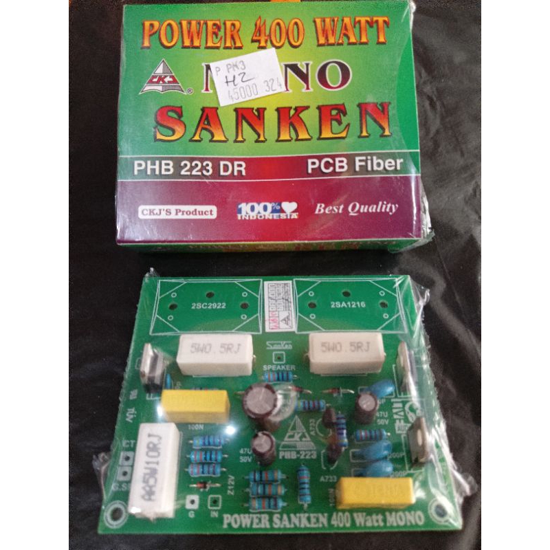 Power 400 Watt mono SANKEN