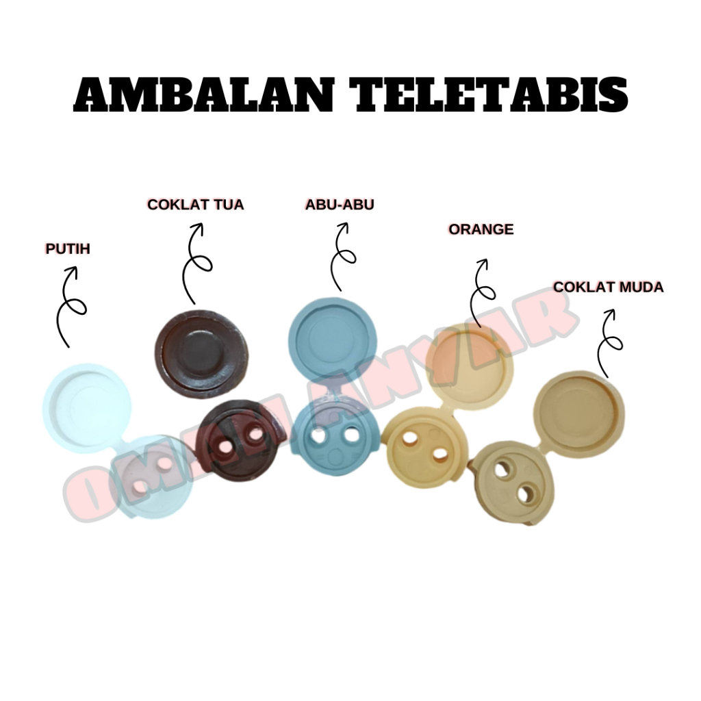 Ambalan Jepit Pintu Lemari Kaca Kayu Teletabis