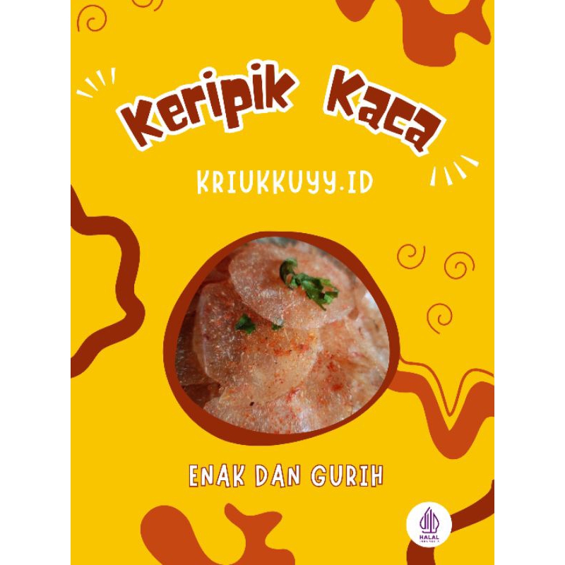 

Keripik Kaca Pedas Gurih Daun Jeruk Kemasan 500 gram Camilan Snack Kripca_Pakset