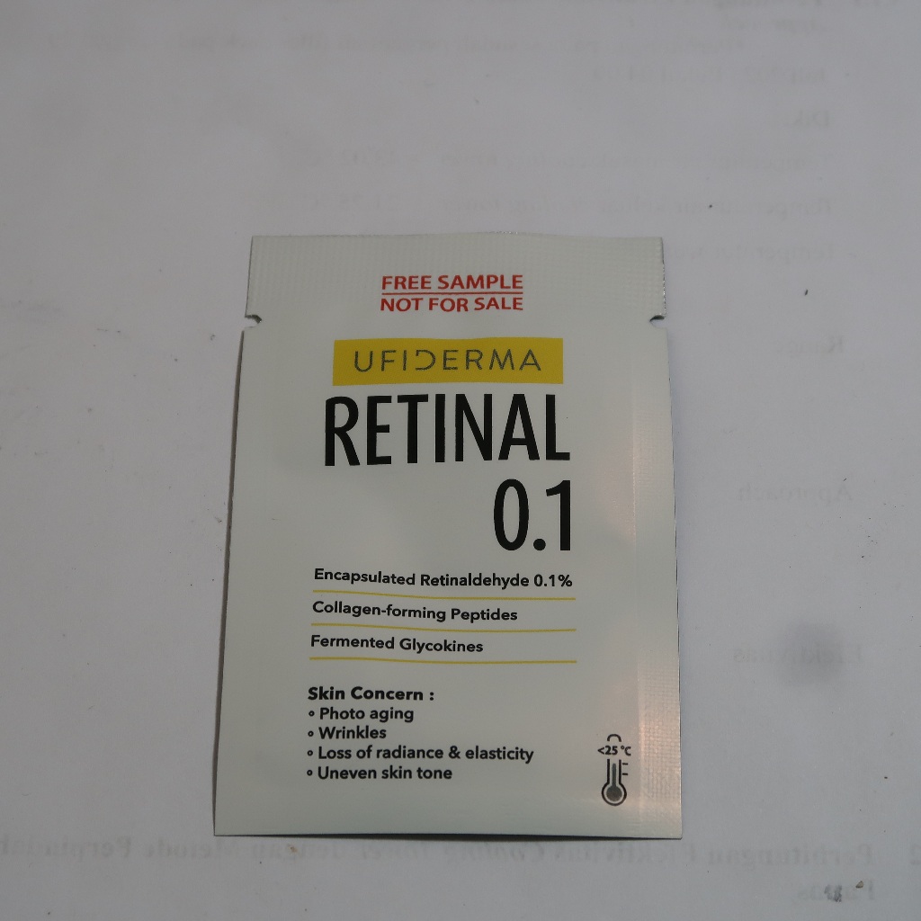 NEW Sample Ufiderma Retinal 0.1
