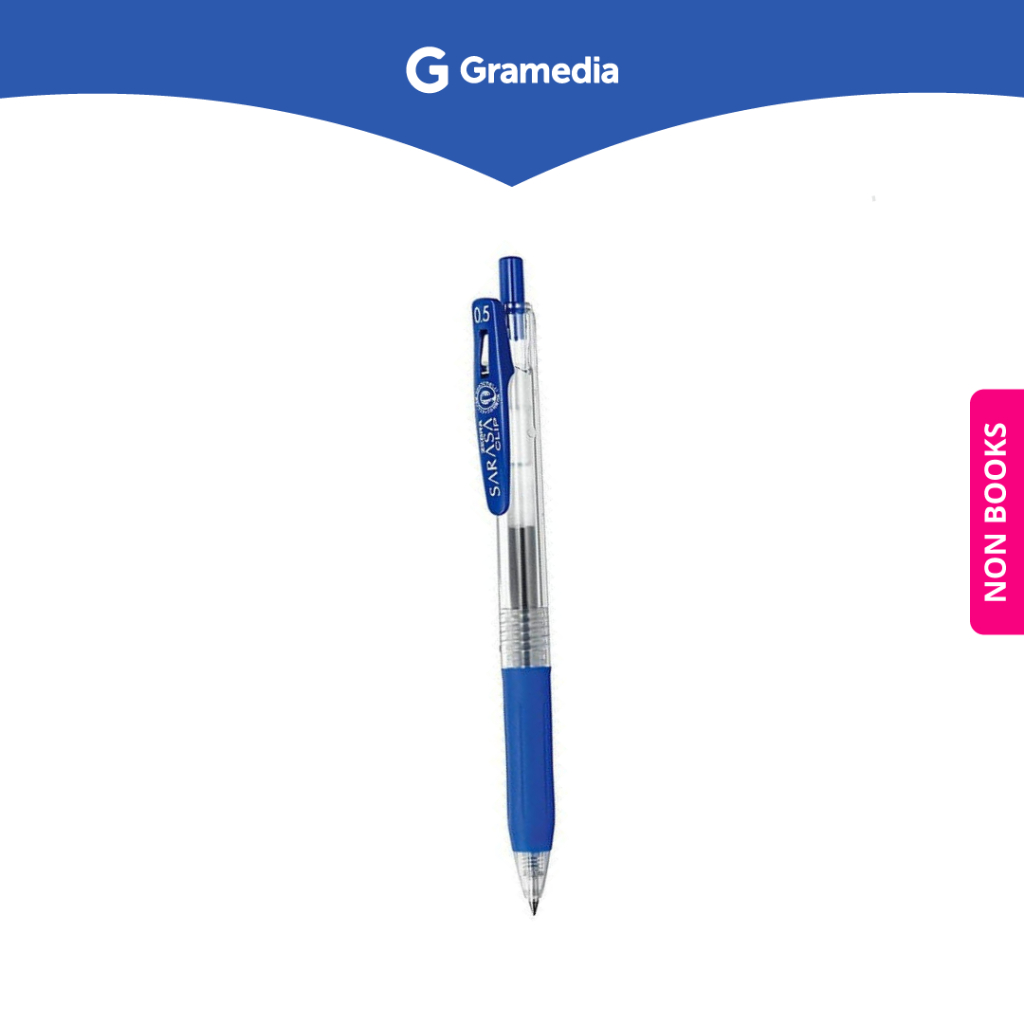 

Gramedia Depok - ZEBRA SARASA CLIP 0.5 BLUE