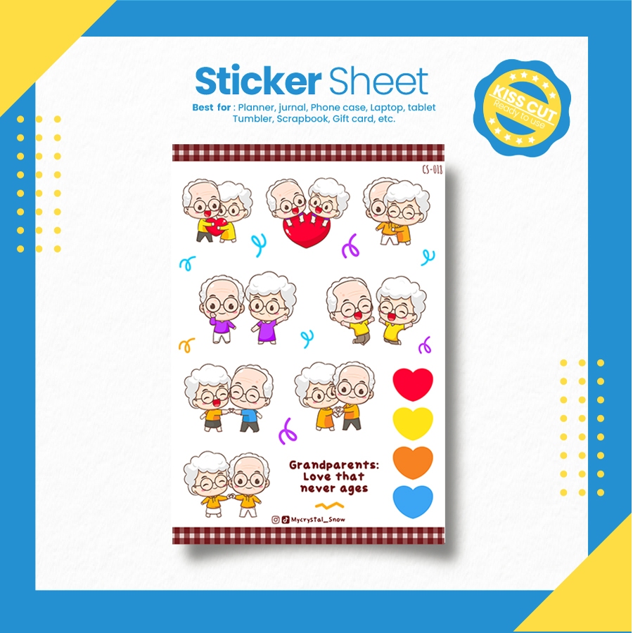 

Sticker Deco Kakek Nenek Sticker Sheet