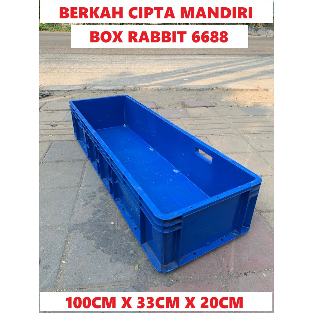 Box Container Plastik Box Biru Container Plastik Biru Box Rabbit 6688