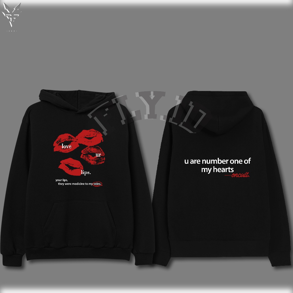 Hoodie Jaket Y2k Yummy Kiss