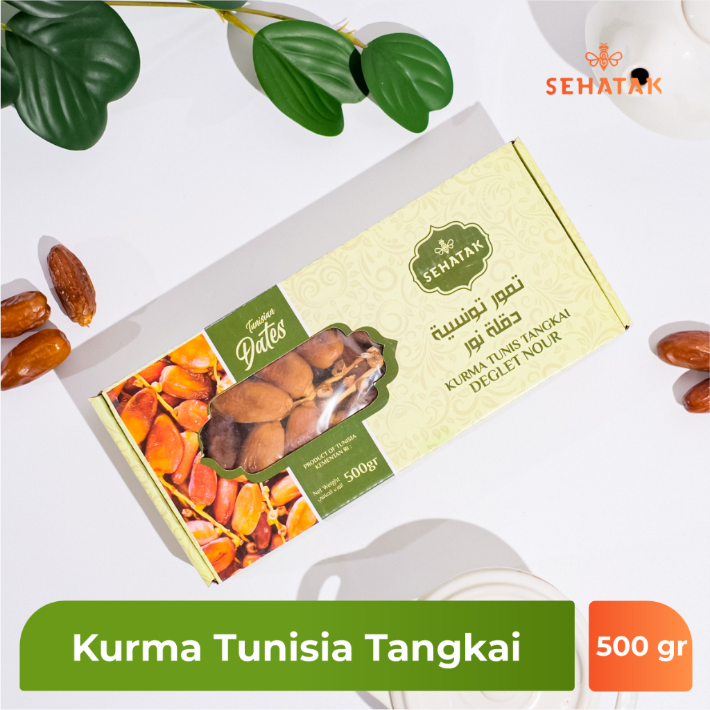 

Sehatak - Kurma Tunisia Tangkai 500 gr - Deglet Nour