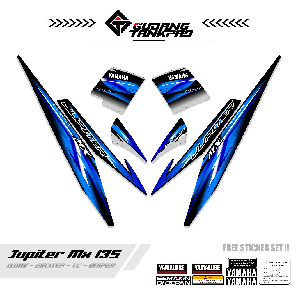 STRIPING MOTOR YAMAHA JUPITER MX OLD 135 / MTF 4 / STIKER STRIPING MX LAMA 135 / STRIPING MX OLD 135