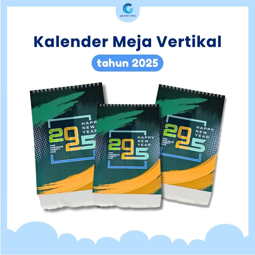 

Kalender Meja Varian Vertikal Tahun 2025