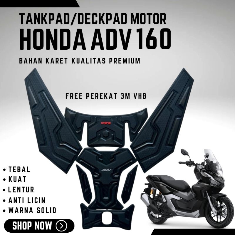PUT DECKPAD HONDA ADV 160 CBS ABS/TANKPAD HONDA ADV 160 CBS ABS/VARIASI ADV 160/AKSESORIS ADV 160