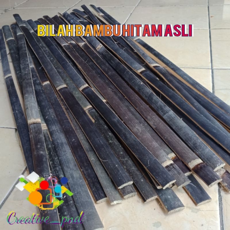 Batang bilah bambu hitam kikis bambu