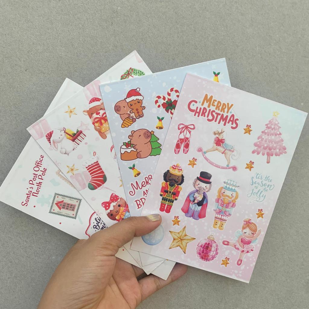 

Stiker Pack Merry Christmas Natal Stiker Christmas Collection Stiker Christmas Aesthetic Sticker Deco Journal