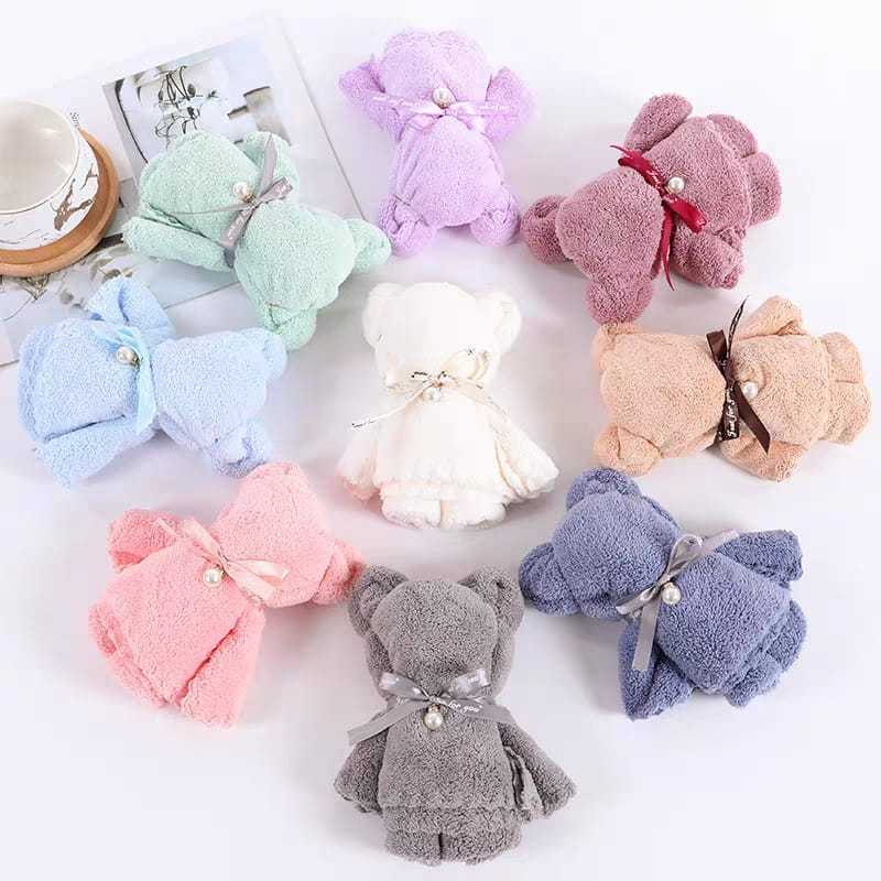 Souvenir handuk beruang handuk kecil souvenir wedding bear wedding gift