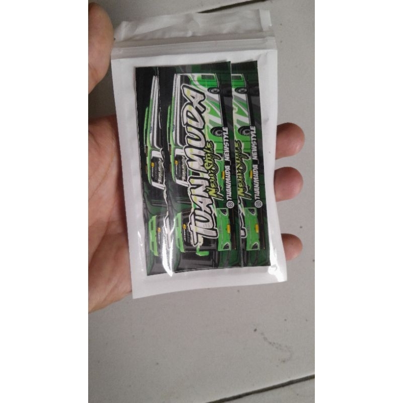 Sticker Bus MSM TUAN MUDA JB5 asli/ORI isi3