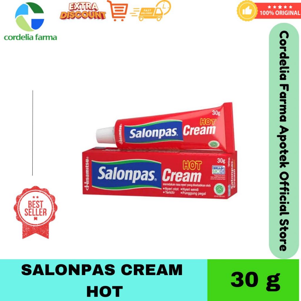 Salonpas Cream Hot 30 gr