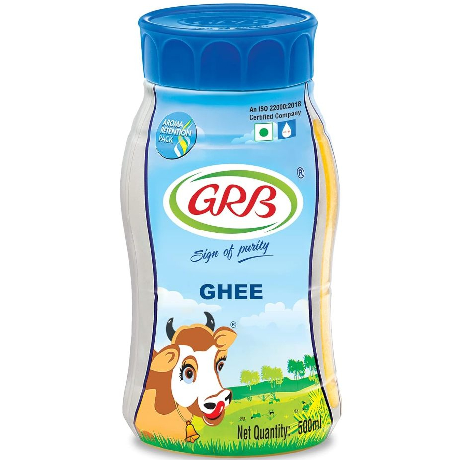

GRB PURE GHEE 500ML / Minyak Samin / Vegetarian