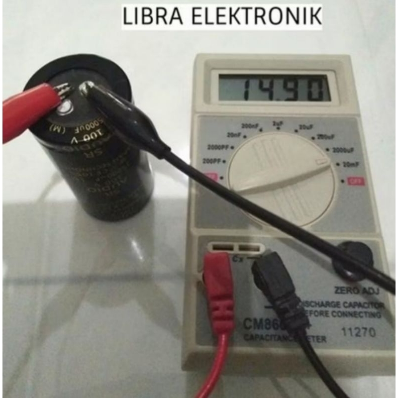 Pengukur Kapasitor CM8601A+