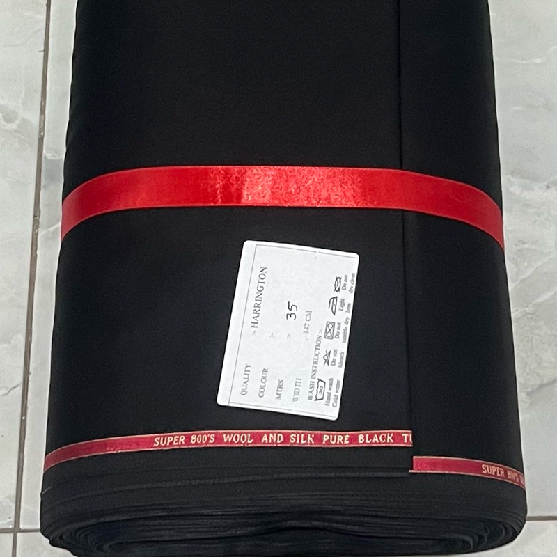 Kain Woll JetBlack | Kain Celana Premium