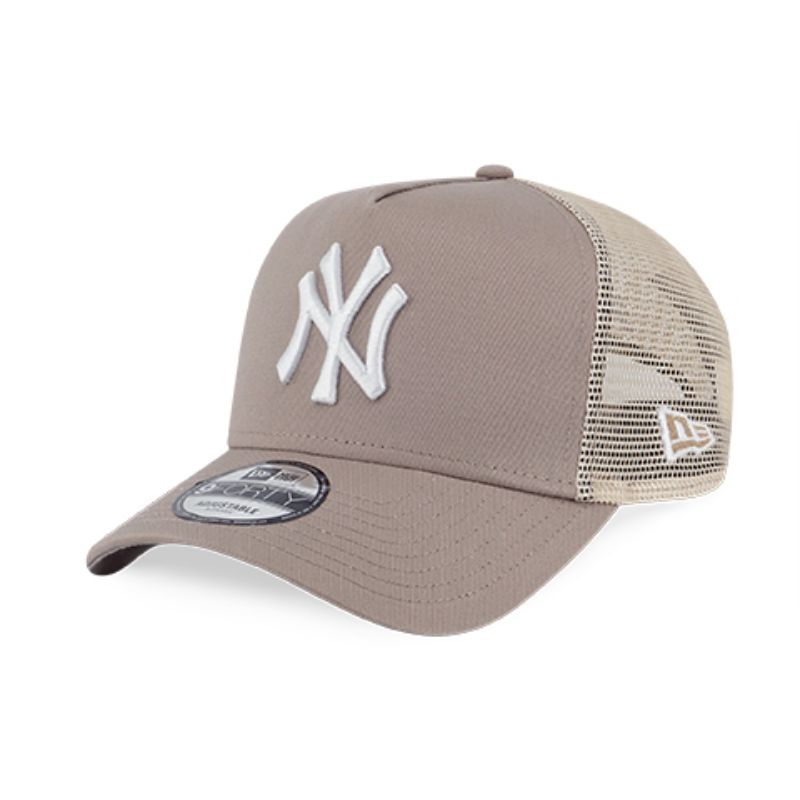 Topi New Era Cap New York Yankees Color Era Ash Brown Trucker Type A Frame 9Forty Adjustable Origina