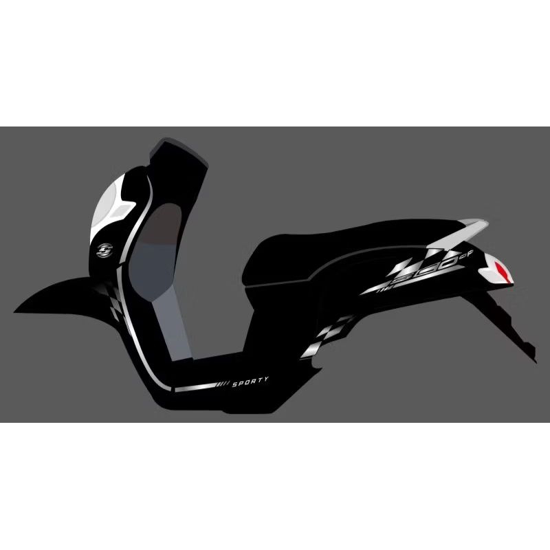 STRIPING TRANSPARAN SCOOPY NEW MOTIF ORI 2018